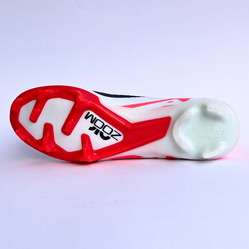 Nike Jr. Mercurial AirZoom Vapor FG "White-Red"