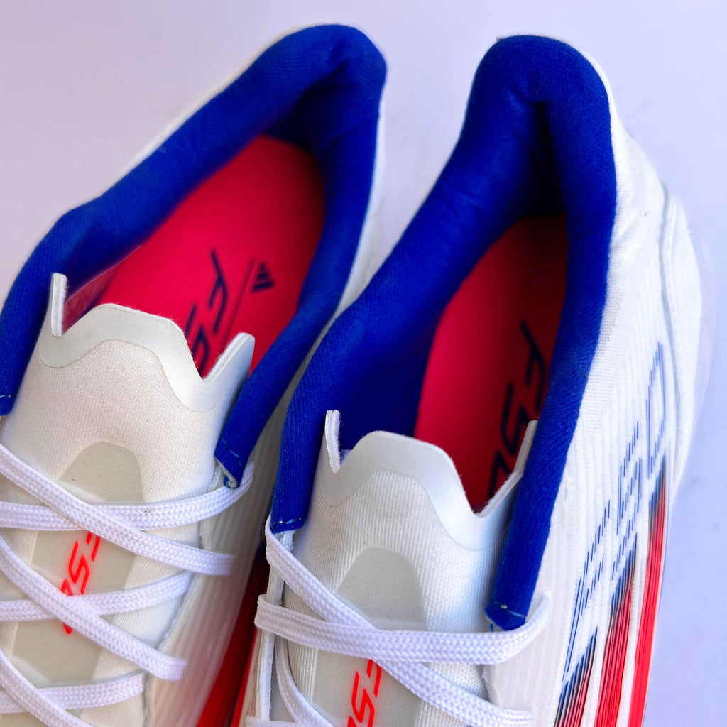 T.Adidas F50 Laces "White-Red"