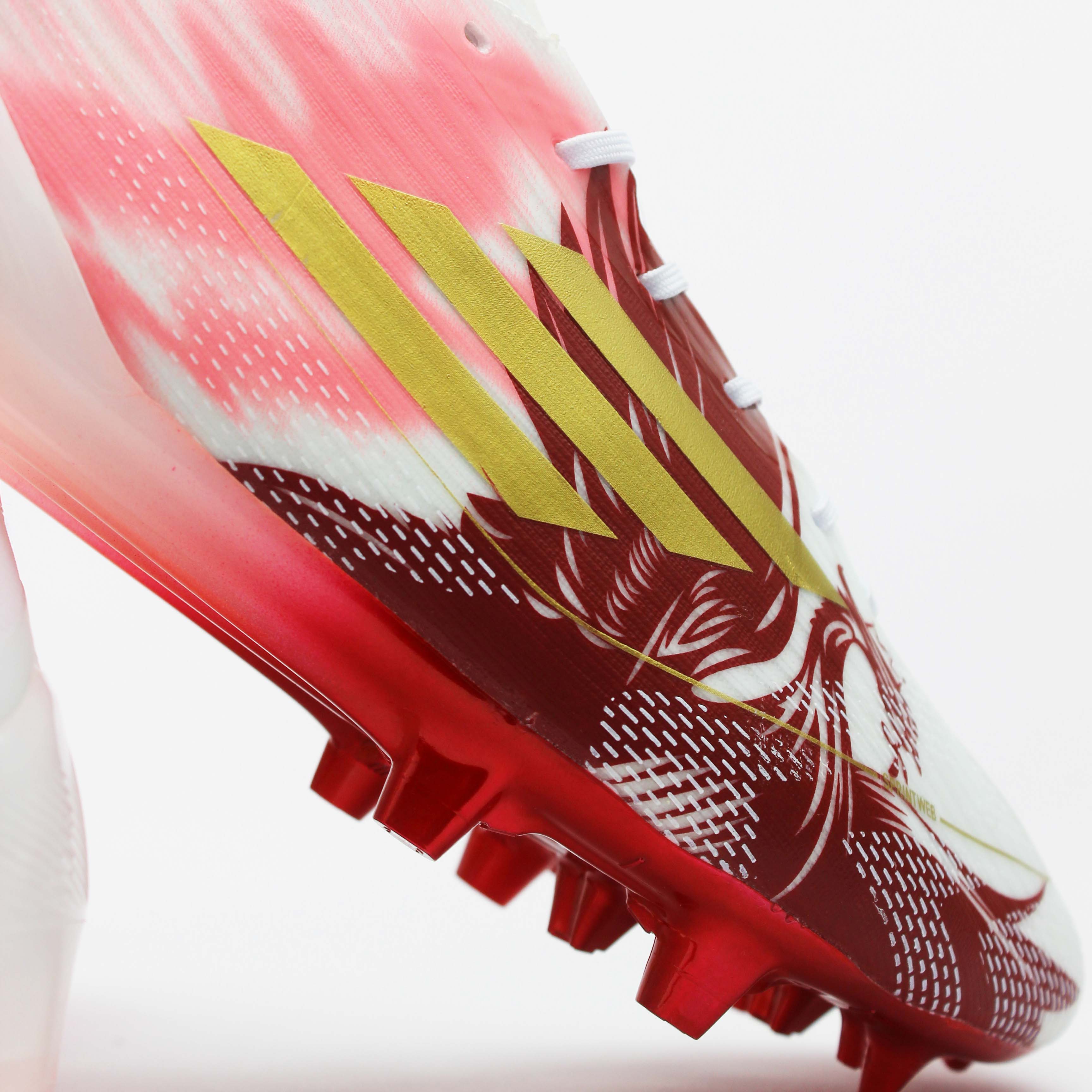 Adidas F50 Laces "White-Red-Dragon"