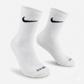 Crew Everyday Socks "White Nike Logo"