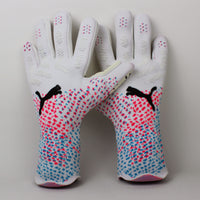 Puma Future Ultimate Gloves "White-Pink"