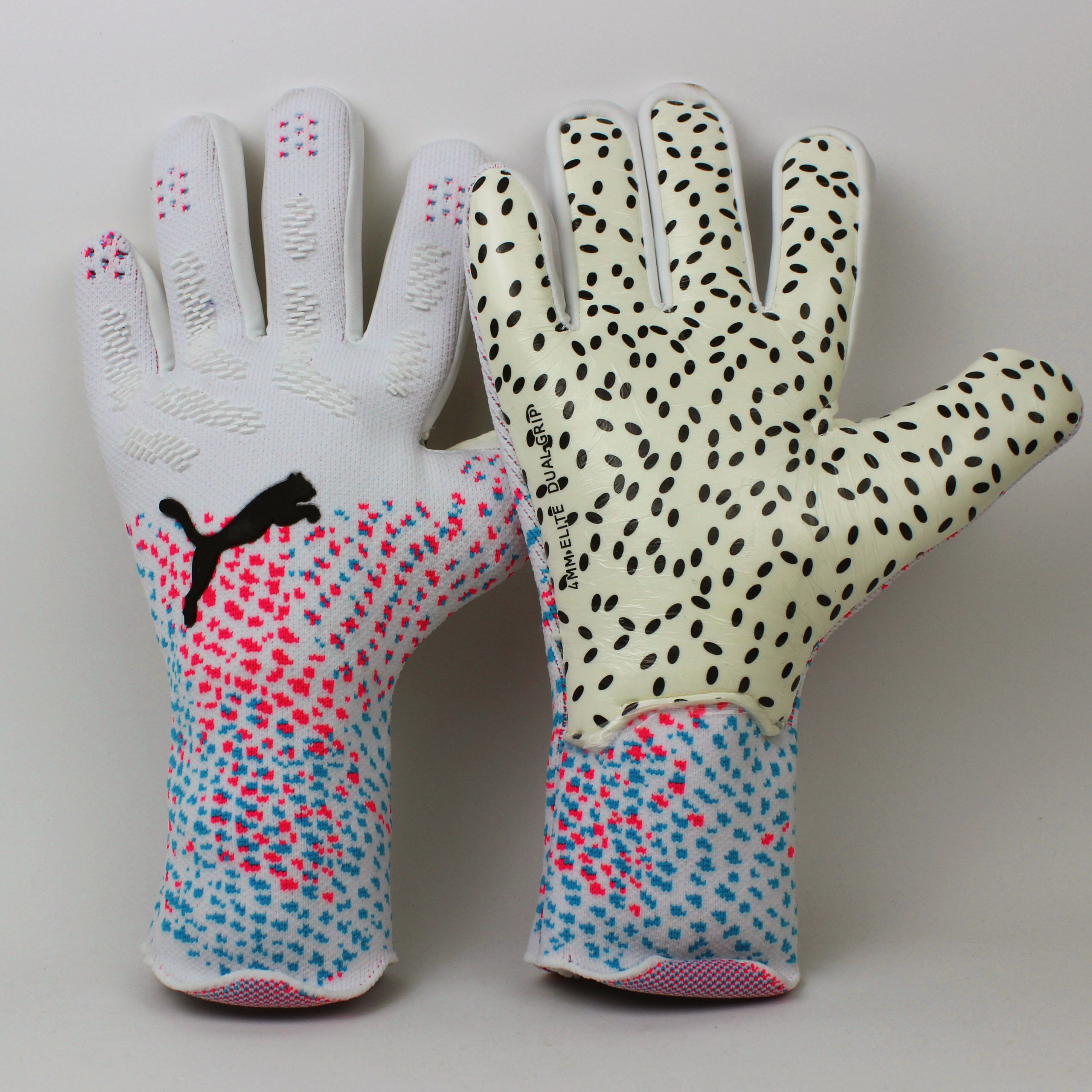 Puma Future Ultimate Gloves "White-Pink"